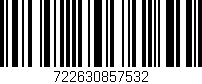 Código de barras (EAN, GTIN, SKU, ISBN): '722630857532'