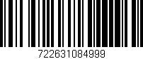 Código de barras (EAN, GTIN, SKU, ISBN): '722631084999'