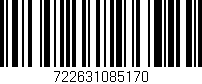 Código de barras (EAN, GTIN, SKU, ISBN): '722631085170'