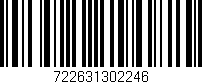 Código de barras (EAN, GTIN, SKU, ISBN): '722631302246'