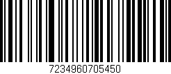 Código de barras (EAN, GTIN, SKU, ISBN): '7234960705450'