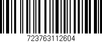 Código de barras (EAN, GTIN, SKU, ISBN): '723763112604'