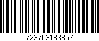 Código de barras (EAN, GTIN, SKU, ISBN): '723763183857'