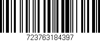 Código de barras (EAN, GTIN, SKU, ISBN): '723763184397'