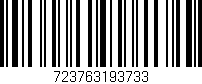 Código de barras (EAN, GTIN, SKU, ISBN): '723763193733'