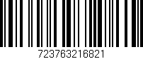 Código de barras (EAN, GTIN, SKU, ISBN): '723763216821'