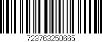 Código de barras (EAN, GTIN, SKU, ISBN): '723763250665'