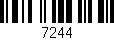 Código de barras (EAN, GTIN, SKU, ISBN): '7244'