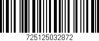 Código de barras (EAN, GTIN, SKU, ISBN): '725125032872'
