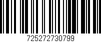 Código de barras (EAN, GTIN, SKU, ISBN): '725272730799'