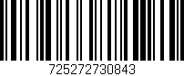 Código de barras (EAN, GTIN, SKU, ISBN): '725272730843'