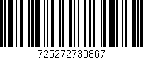 Código de barras (EAN, GTIN, SKU, ISBN): '725272730867'
