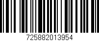 Código de barras (EAN, GTIN, SKU, ISBN): '725882013954'