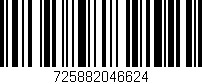 Código de barras (EAN, GTIN, SKU, ISBN): '725882046624'