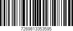 Código de barras (EAN, GTIN, SKU, ISBN): '7269813353595'