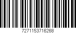 Código de barras (EAN, GTIN, SKU, ISBN): '7271153716268'