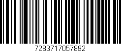 Código de barras (EAN, GTIN, SKU, ISBN): '7283717057892'