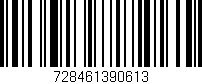 Código de barras (EAN, GTIN, SKU, ISBN): '728461390613'