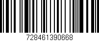 Código de barras (EAN, GTIN, SKU, ISBN): '728461390668'