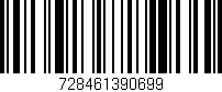 Código de barras (EAN, GTIN, SKU, ISBN): '728461390699'