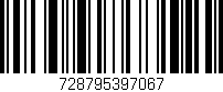Código de barras (EAN, GTIN, SKU, ISBN): '728795397067'