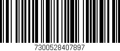 Código de barras (EAN, GTIN, SKU, ISBN): '7300528407897'