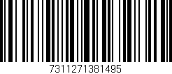 Código de barras (EAN, GTIN, SKU, ISBN): '7311271381495'