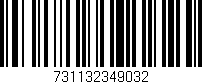 Código de barras (EAN, GTIN, SKU, ISBN): '731132349032'