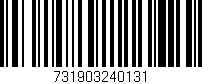 Código de barras (EAN, GTIN, SKU, ISBN): '731903240131'
