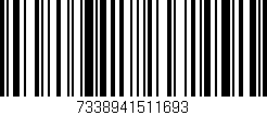 Código de barras (EAN, GTIN, SKU, ISBN): '7338941511693'