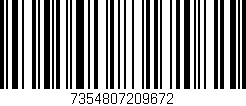 Código de barras (EAN, GTIN, SKU, ISBN): '7354807209672'