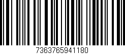 Código de barras (EAN, GTIN, SKU, ISBN): '7363765941180'