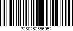 Código de barras (EAN, GTIN, SKU, ISBN): '7368753556957'