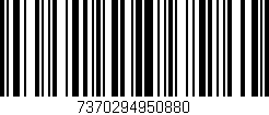 Código de barras (EAN, GTIN, SKU, ISBN): '7370294950880'