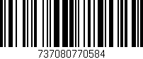 Código de barras (EAN, GTIN, SKU, ISBN): '737080770584'