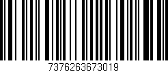 Código de barras (EAN, GTIN, SKU, ISBN): '7376263673019'