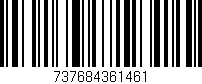 Código de barras (EAN, GTIN, SKU, ISBN): '737684361461'