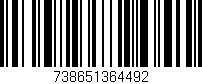 Código de barras (EAN, GTIN, SKU, ISBN): '738651364492'