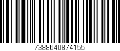 Código de barras (EAN, GTIN, SKU, ISBN): '7388640874155'