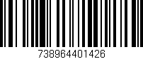 Código de barras (EAN, GTIN, SKU, ISBN): '738964401426'