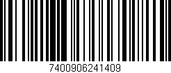 Código de barras (EAN, GTIN, SKU, ISBN): '7400906241409'