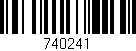 Código de barras (EAN, GTIN, SKU, ISBN): '740241'