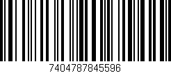 Código de barras (EAN, GTIN, SKU, ISBN): '7404787845596'
