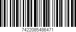 Código de barras (EAN, GTIN, SKU, ISBN): '7422085486471'