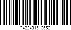 Código de barras (EAN, GTIN, SKU, ISBN): '7422401513652'