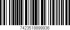 Código de barras (EAN, GTIN, SKU, ISBN): '7423518899936'