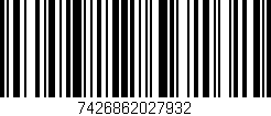 Código de barras (EAN, GTIN, SKU, ISBN): '7426862027932'
