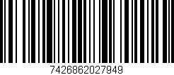 Código de barras (EAN, GTIN, SKU, ISBN): '7426862027949'