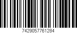 Código de barras (EAN, GTIN, SKU, ISBN): '7429057761284'