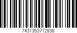 Código de barras (EAN, GTIN, SKU, ISBN): '7431353712938'